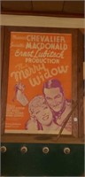 Vintage movie poster The Merry Widow.
