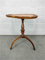 Mersman Solid Wood 3 Legged Trefoil Table