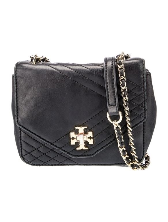 Tory Burch Leather Chain-link Strap Crossbody Bag