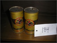 2 STEEL CANS (OPENED)