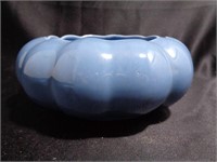 Mid-century blue ceramic center piece