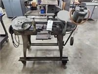 HORIZONTAL BANDSAW, WELLS, MDL 5M, ON CASTERS