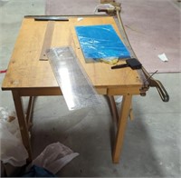 40" x 30" Work table with guillotine cutter
