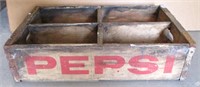 Vintage Wood Pepsi Case