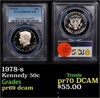 Proof PCGS 1978-s Kennedy Half Dollar 50c Graded p