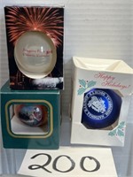 (3) Vtg ornaments; Religious; Niagara Falls & more