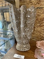 Lunar Pearl Granite Monument Cemetery Vase