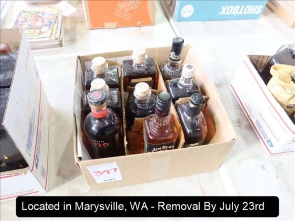 LOT, ASSORTED LIQUOR TO INCLUDE: (3) WOODINVILLE