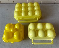 Lot of Camping Egg Carriers