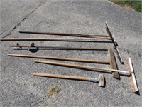 sledge,broom & yard tools