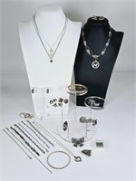 4.75 OZT Sterling Silver Jewelry