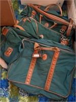 Vintage Polo Horse Luggage Set