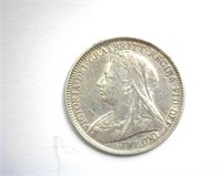 1900 Sixpence Great Britain