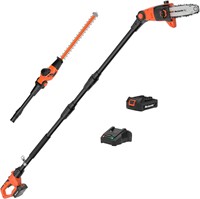 2-in-1 Pole Saw  8 & 18  15-Feet Reach