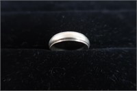 14K White Gold Ring-Size 9(4.9g)