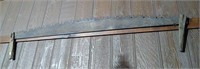6ft antique crosscut saw
