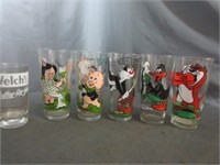 *Looney Tunes Drinking Glasses - Welches - Vintage