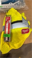 Milwaukee L/XL Safety Vest & Sawzall Blades