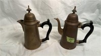 Brass teapot, coffee pot