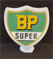 VINTAGE GLASS BP SUPER BOWSER GLOBE
