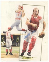 Johnny Bench, Limited Edition Signed Print,