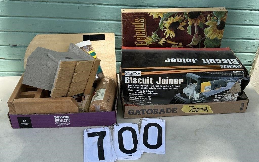 Jointer Biscuit cutter, Bird house & Sign