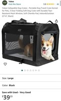 Collapsible Dog Crate (Open Box)