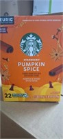 2- 22ct boxes of Starbucks pumpkin spice k cups