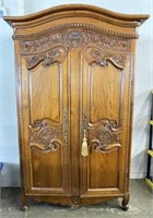 Ornate Vintage 7 FT Linen Cabinet