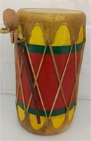 Native American Shamanic log drum 9"x 16"