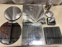 Lot of Display Mirrors Various Sizes