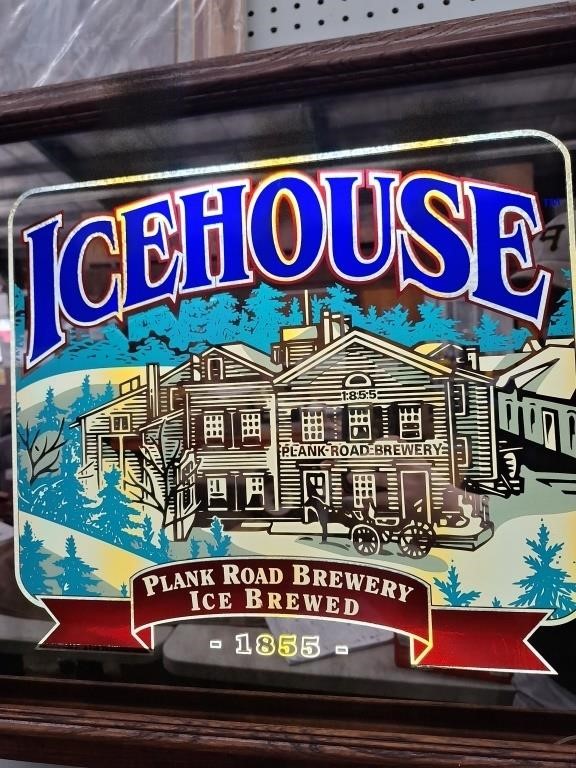 Icehouse Plank Road Brewery Lighted Display Box