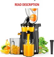 Cold Press Juicer  300W  3.5in Large Chute**