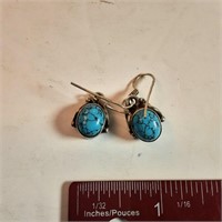 925 Turquoise earrings