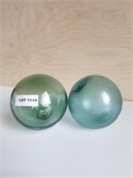 (Set of 2) Glass Floats