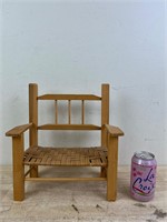 Small wooden decorative chair