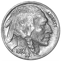 1938-D Buffalo Head Nickel NEARLY UNCIRCULATED