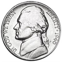 1940-D Jefferson Nickel UNCIRCULATED