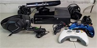 X-Box 360  Powers On, Untested Controllers Cords