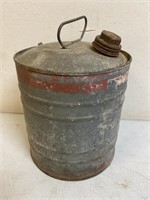 Vintage metal gas can