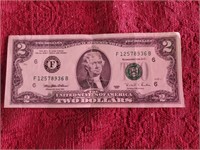 1995 F  2 Dollar Bill