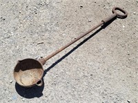 Antique Long Handle Cast Iron Ladle