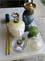 1 Cresoline Oil Lamp, & 5 Oil Lamps