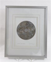 Signed Embossed Bill Reid & Many Moons Artwork