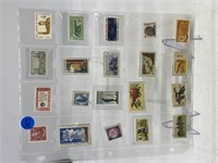(20) Very Old Stamps (7) 4-Cent Stamps +