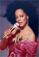 Autograph COA Diana Ross Photo