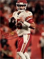 Kansas City Chiefs Patrick Mahomes signed photo