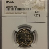 1937 5C NGC MS66