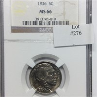 1936 5C NGC MS66