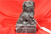 A Soapstone Foo Lion